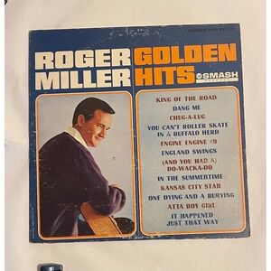 Roger Miller: Golden Hits, Original Vinyl Record and Sleeve!